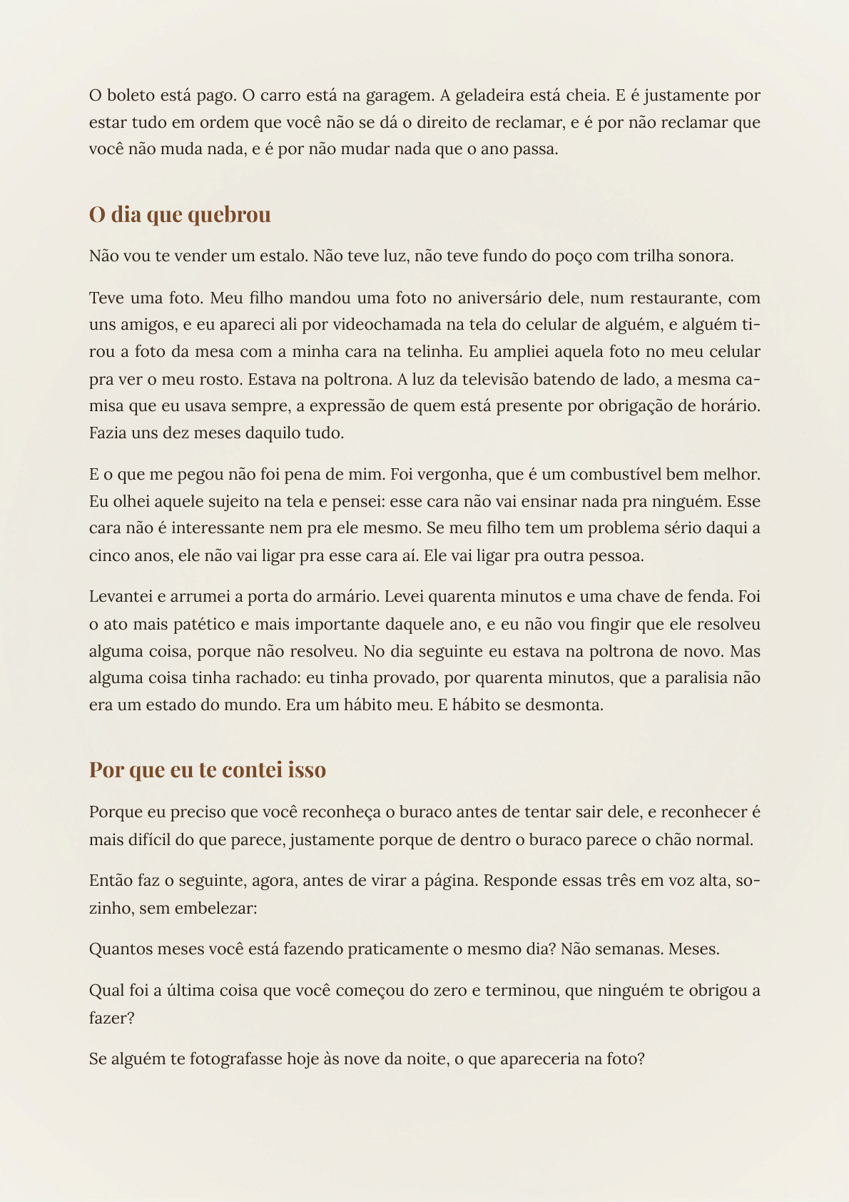 Página do livro